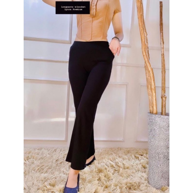 celana panjang hitam wanita celana kerja celana hitam