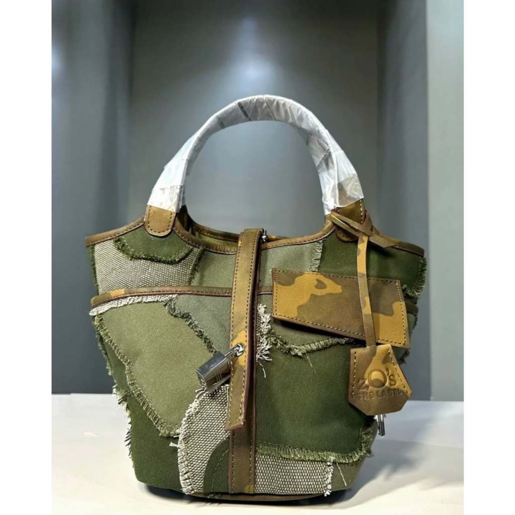 Tas Tenteng Wanita Bahan Army | Tas Selempang Army Pico | Pico Bag Army Series Free Long Strap