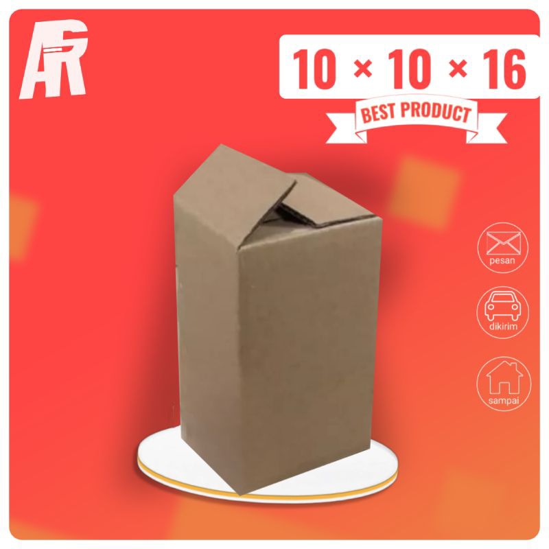 

kardus packing murah ukuran 10x10x16