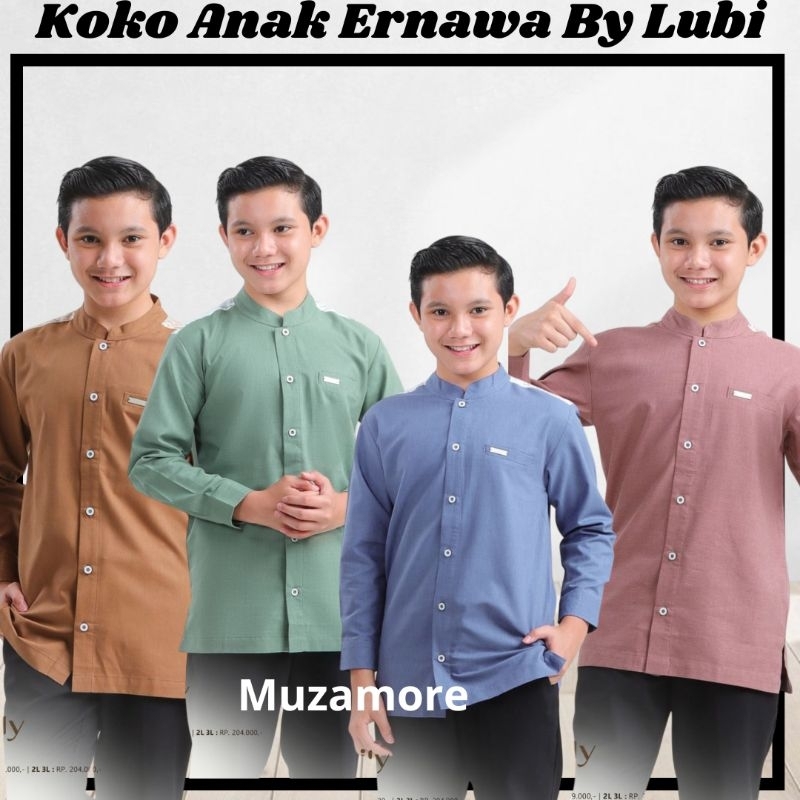 [MUZAMORE] KOKO ANAK LUBI ERNAWA TERBARU KOKO COTTON LENGAN PANJANG