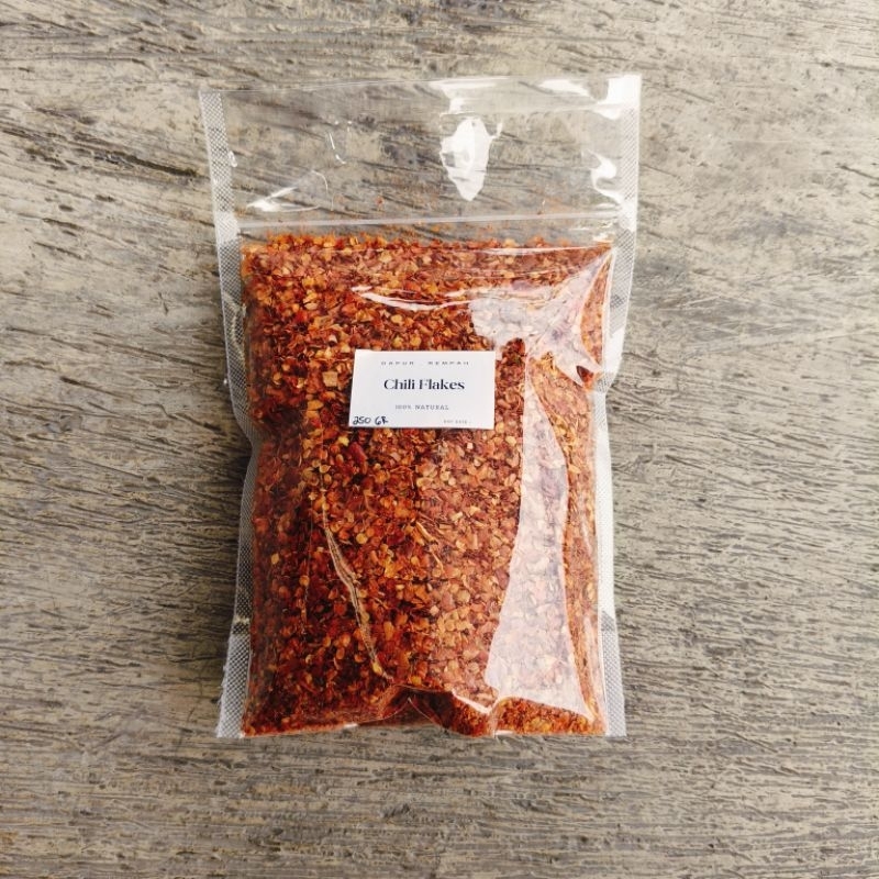 

Dapur Rempah Chili Flakes Cabe Kering Giling Kasar