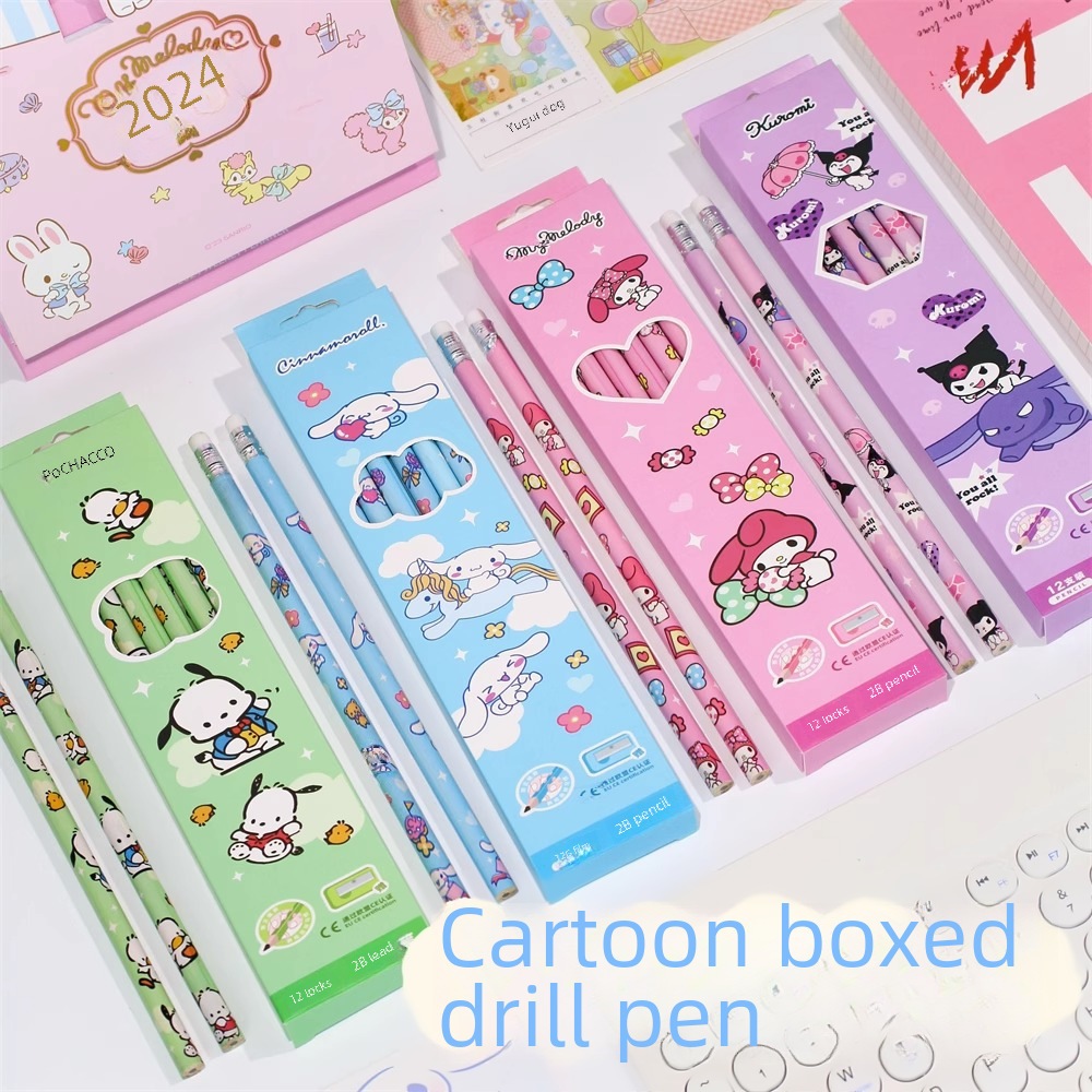 

{Sanrio} Set Pensil 2B (12 pcs) Karakter Sanrio