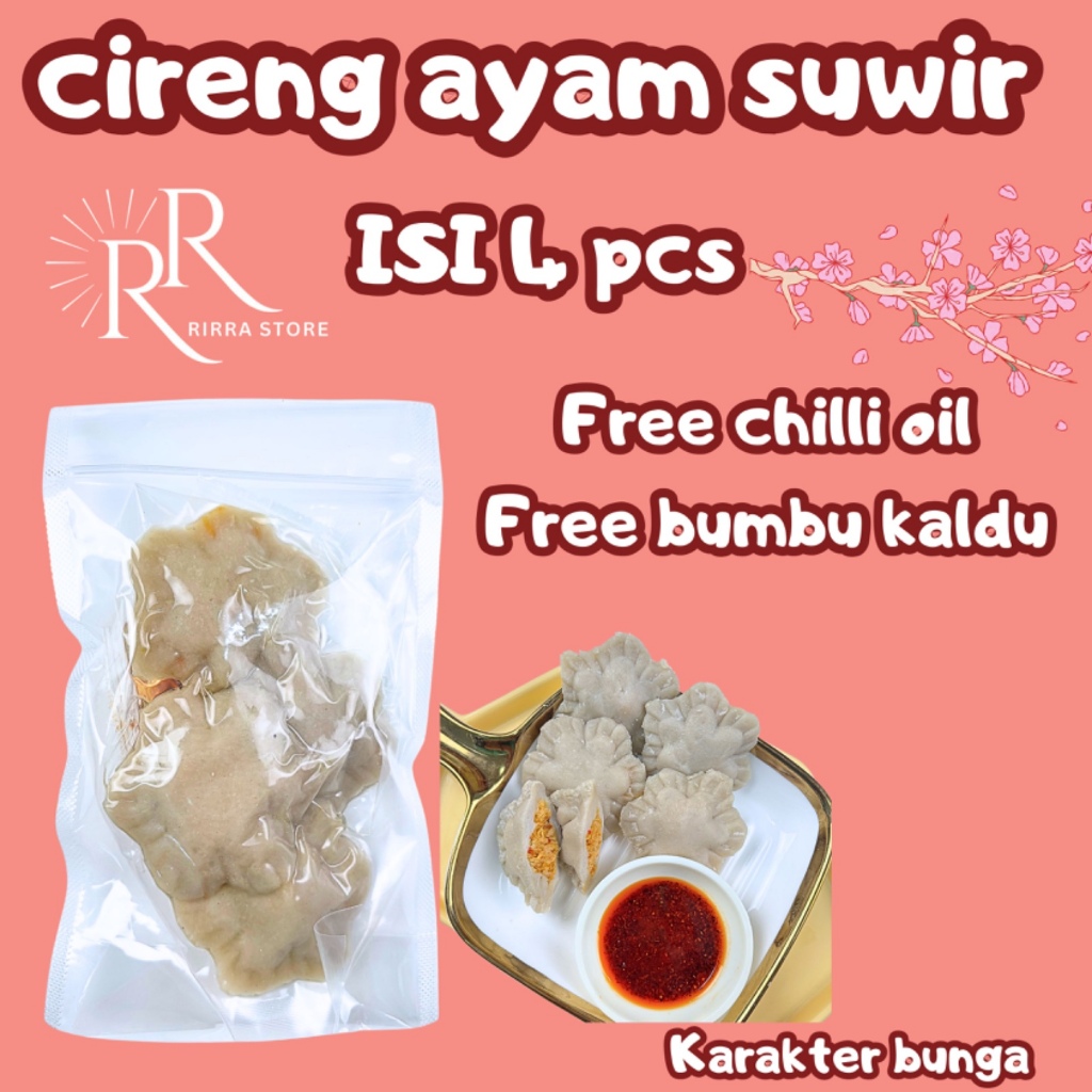 

[KARAKTER] Cireng Ayam Suwir Bunga Isian Ayam Suwir Pedas-isi 4