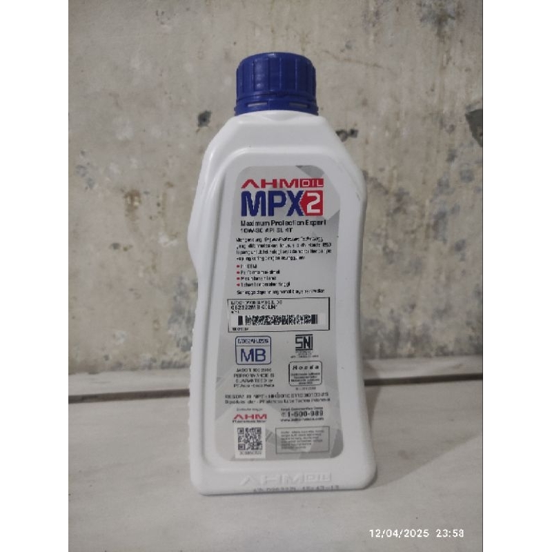 AHM..OIL..MPX2..0.8.ml...100%.original