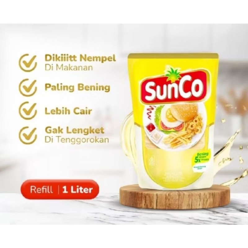 

Minyak Goreng SUNCO Kemasan 1 Liter