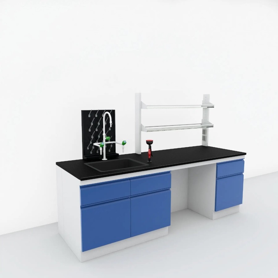 Meja Laboratorium Island Bench