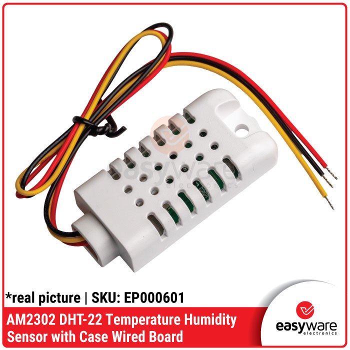 DHT22 DHT-22 AM2302 Humidity & Temperature With Case Wired Sensor Suhu DHT22