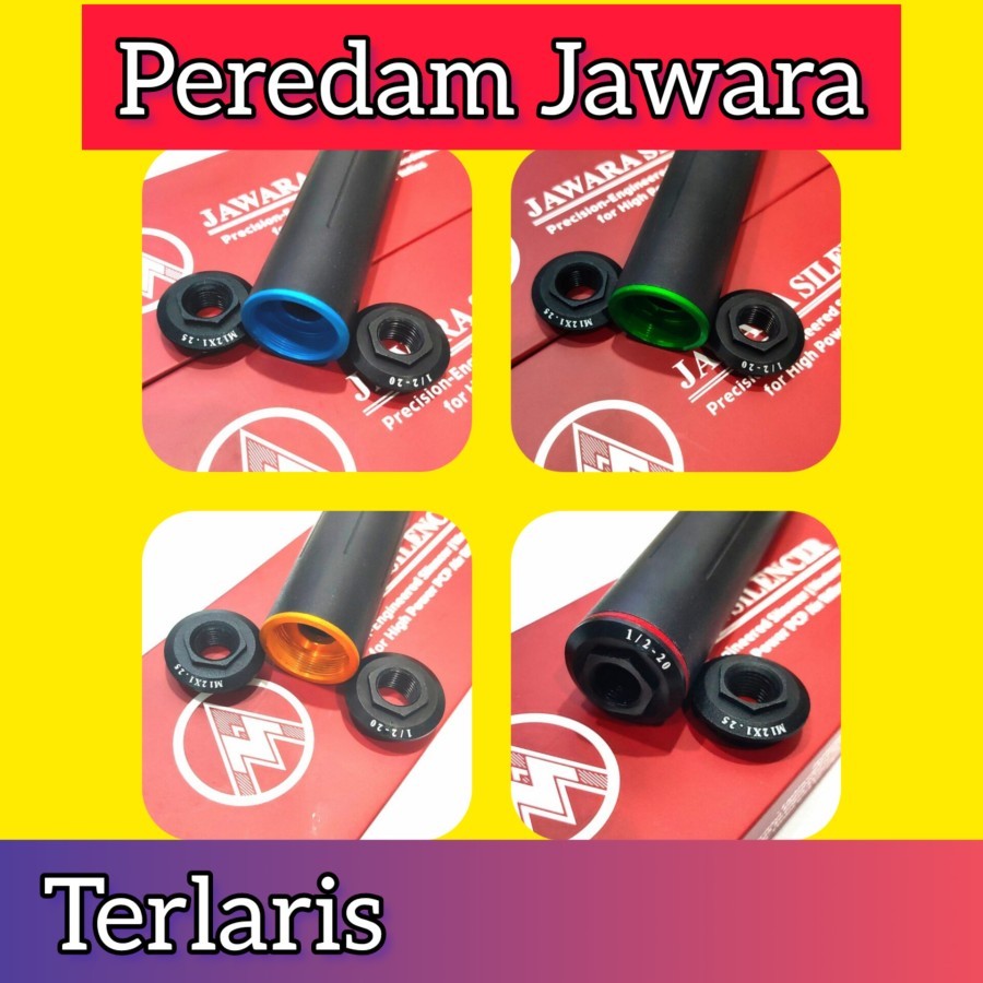 Jawara Silencer - Peredam Jawara - Peredam Hogan Trident lokal CNC