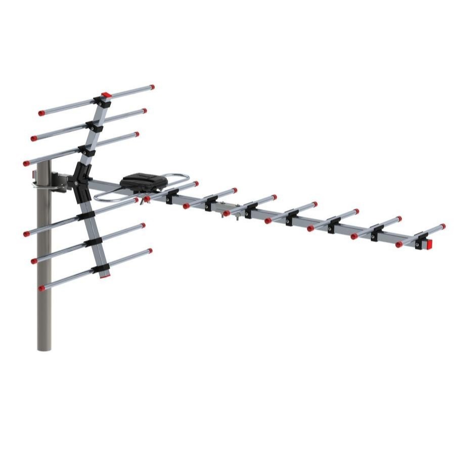 Antena digital TV Elston-80FM kabel 10 meter Supprot STB TV Antena Outdoor UHF Analog Digital