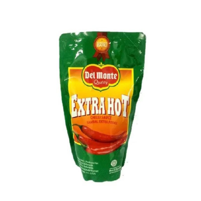 

Delmonte Saus Extra Hot Chilli Pouch 1000 Gram