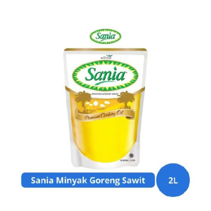 

Sania Minyak Goreng Sawit Premium Cooking Oil Pouch 2L