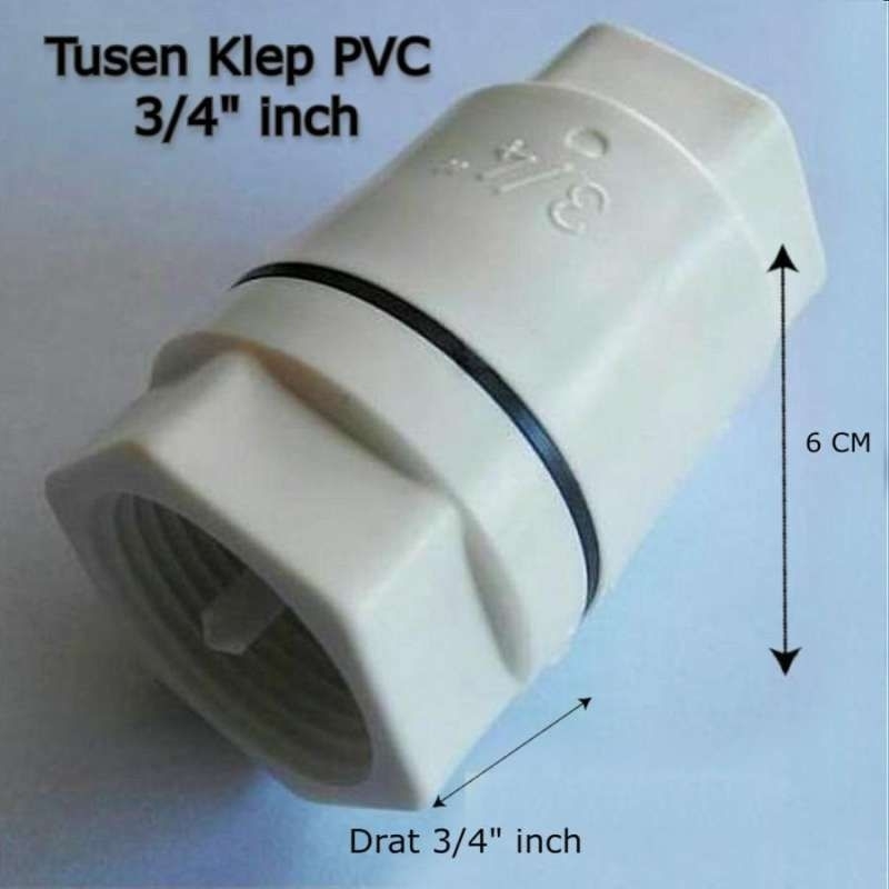 Tusen PVC 3/4 ,tusen klep 3/4,tusen 3/4,tusen klep PVC 3/4