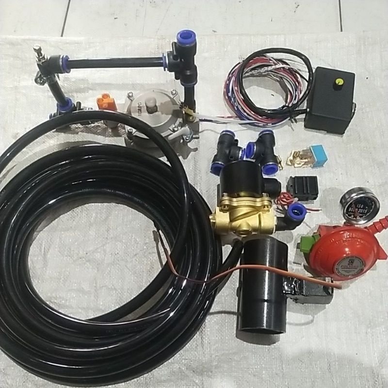 Konverter kit BBG fullset hibrid untuk 1 tabung