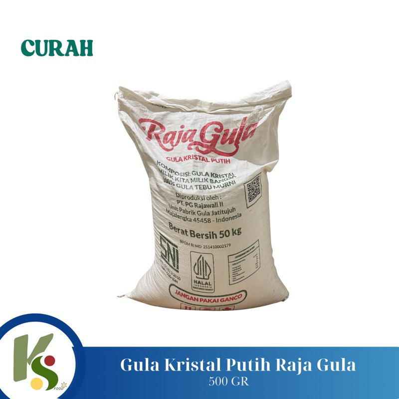 

gula kristal putih raja gula eceran curah 1/2 kg 1 kg murah