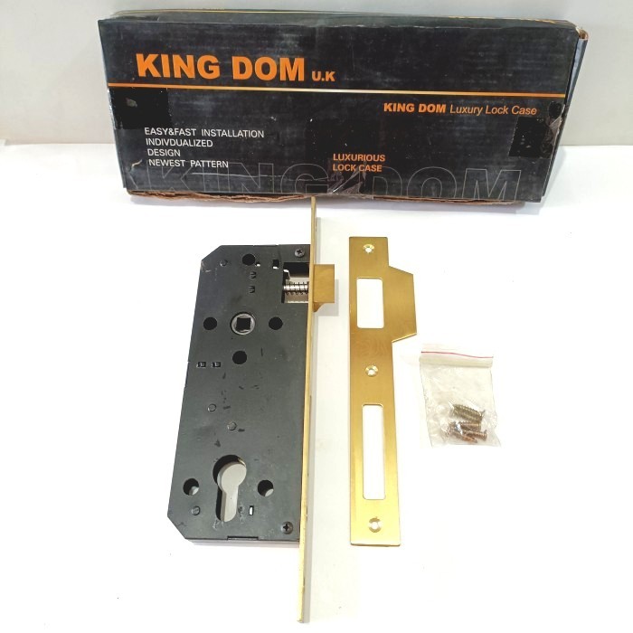 Kunci Pintu Besar 24 cm KINGDOM Tanpa Silinder - Body Kunci Besar - Kunci Pintu Besar Tanpa Silinder