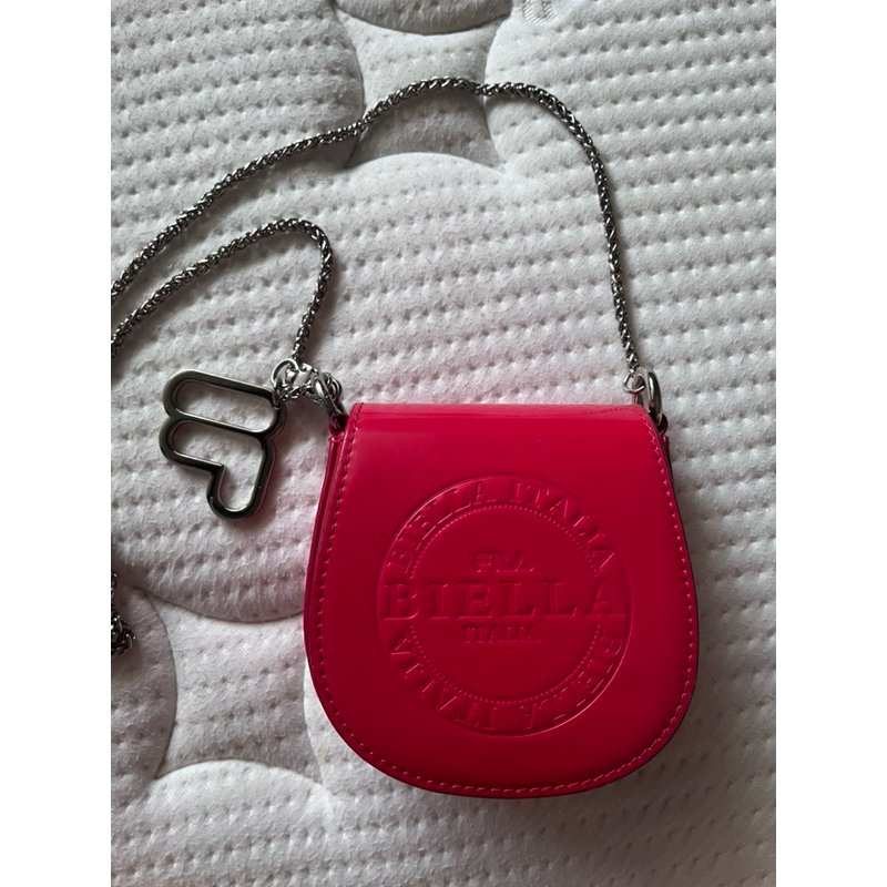 [ORI FILA] Tas Dompet Mini Selempang Fila Biella Italia Warna Merah - Sling Bag Fashion Wanita