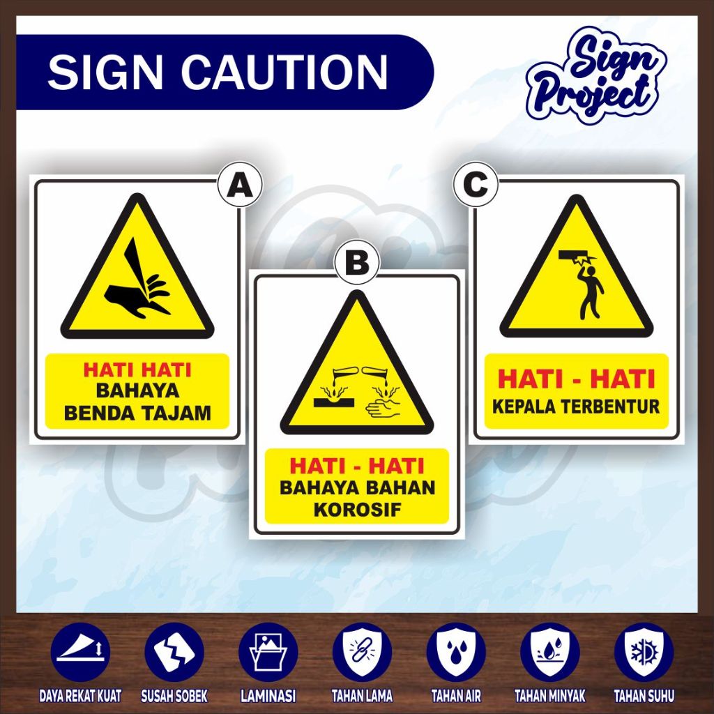 

STIKER LABEL TANDA LIMBAH B3 STIKER BAHAN BERBAHAYA, BERACUN, STIKER HAZMAT B3/STIKER BAHAN KOROSIF/BAHAYA BENDA TAJAM/BAHAN BERACUN/PERMUKAAN PANAS/MESIN MENYALA OTOMATIS/CAIRAN PANAS