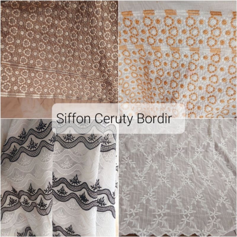 kain bordir Premium  - kain bordir luxury  - kain bordiran  - kain bordir motif timbul