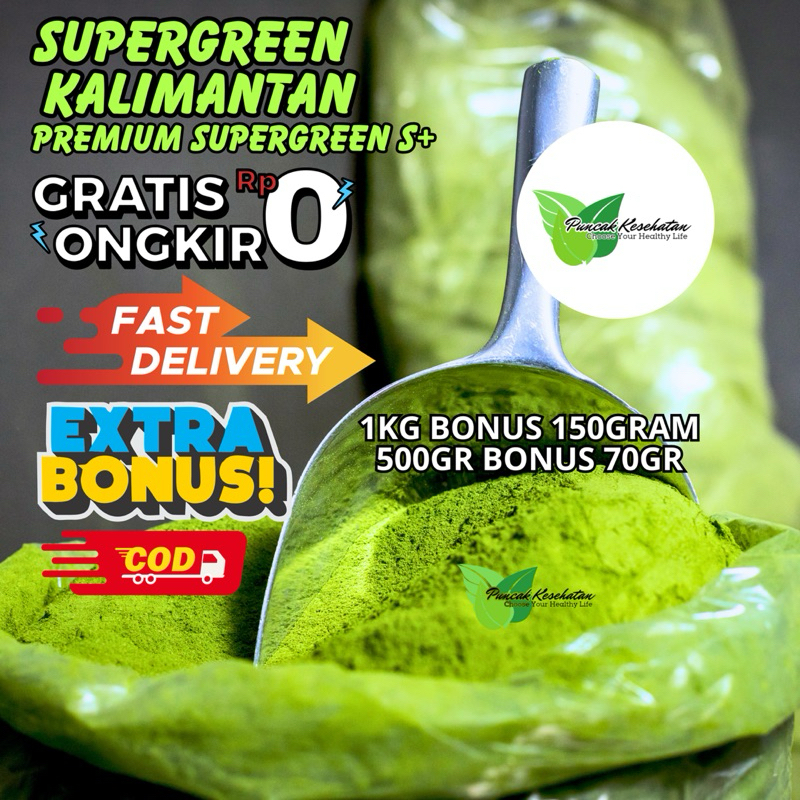 

COD - Bubuk Daun Super Hijau Kalimantan Original Bergaransi