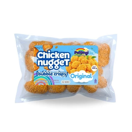 

Pelangi anak - Chicken Nugget Bubble Pelangi Crispy Original - Cheesy
