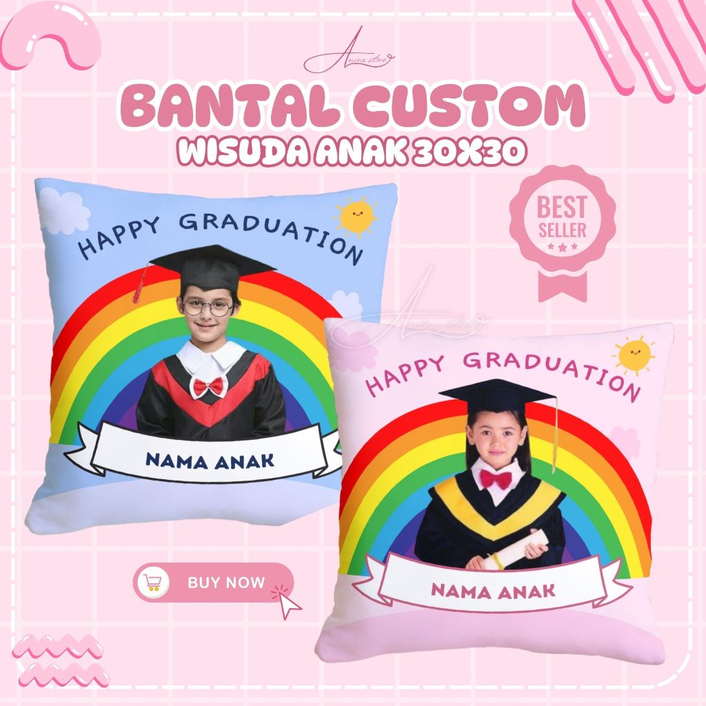 SOUVENIR BANTAL GRADUATION / GRADUATION MURAH / SOUVENIR PERPISAHAN SEKOLAH