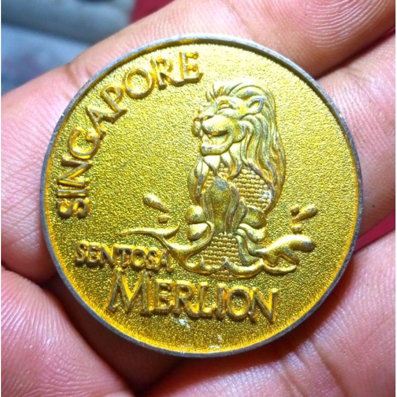 Koin Token Singapore Sentosa Merlion