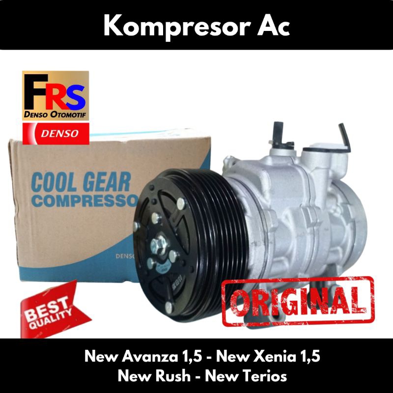 Kompresor AC New Avanza Xenia 1500 cc Compressor AC New Rush New Terios  Kompresor AC Veloz 1500 cc