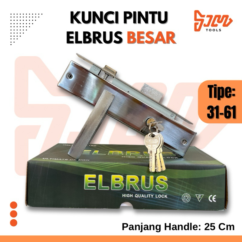 Kunci Pintu Handle Pintu Besar Elbrus 31-61 Minimalis