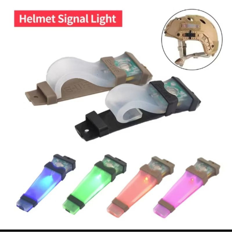 Safety light helmet light tactical Combat gear / lampu sinyal helm tactical