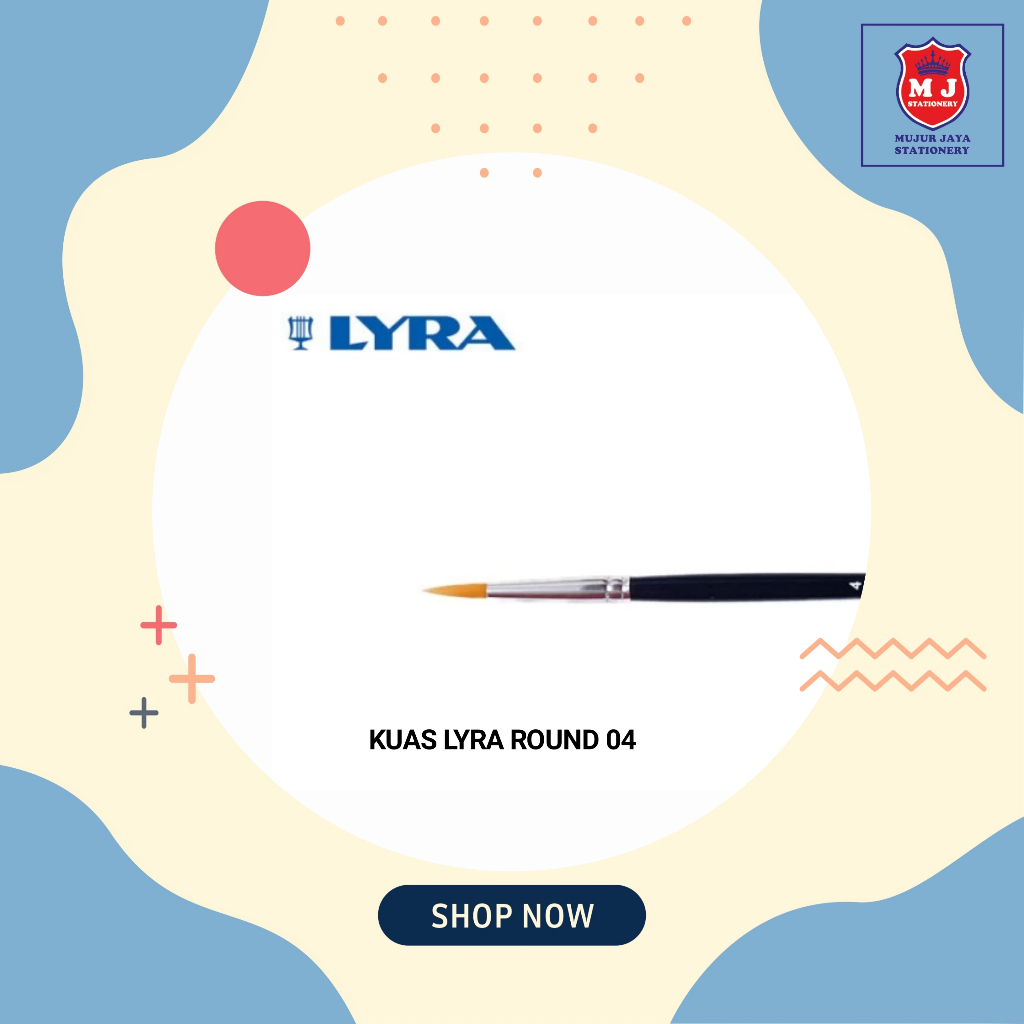 

LYRA KUAS / ART BRUSH ROUND 04 ( BULAT )