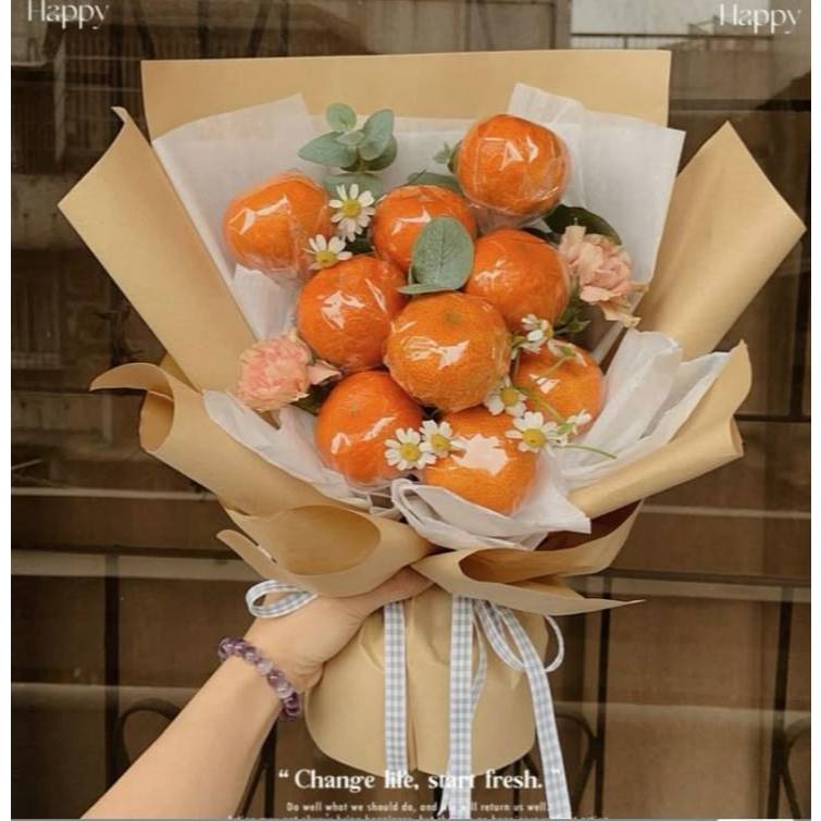 

orange bouquet bucket buket jeruk segar bunga segera instan kekasih sahabat buah bunga segar ulang tahun birthday valentine
