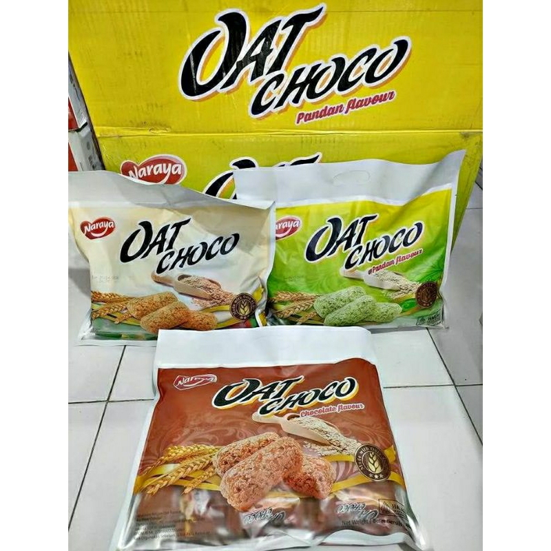 

OAT CHOCO NARAYA RASA COKLAT VANILA & GREEN TEA isi 40 pcs