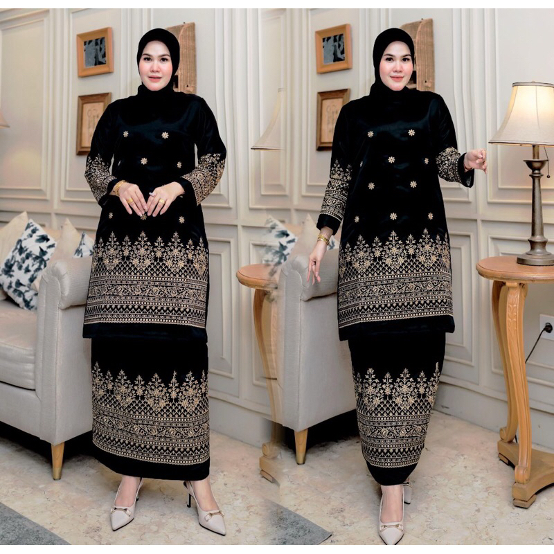 New Set Baju Kurung Bordir - Baju Kurung Modern - Kebaya Modern - Kebaya Baju Kurung Padang - Baju K
