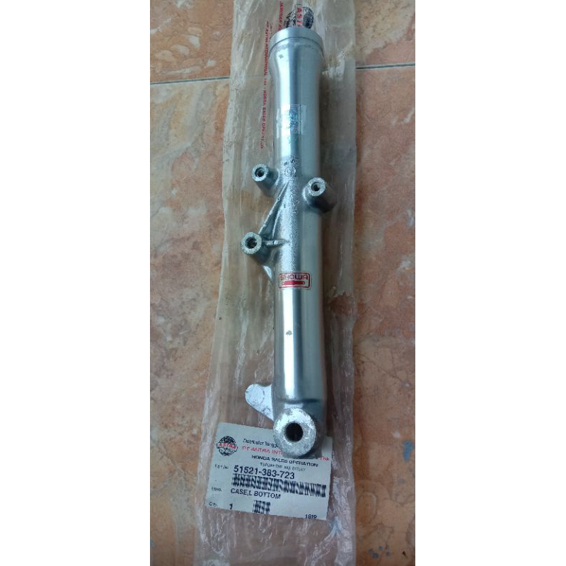 tabung sok depan buttom sok depan case L buttom tabung sok depan kiri Honda GL100 GL125 original Ast