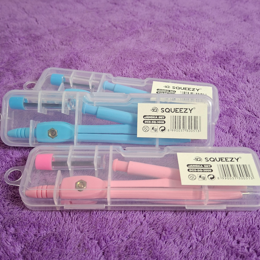 

Jangka Fancy Besi Warna Pastel SQUEEZY SQ-3008