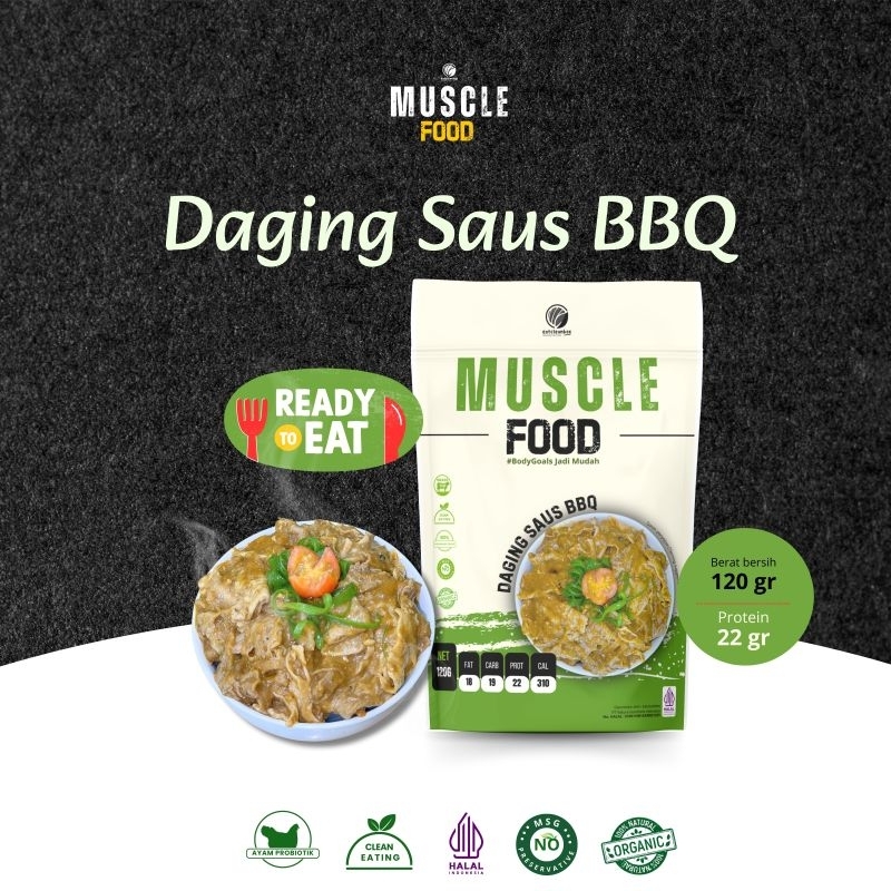 

Muscle Food daging saus BBQ