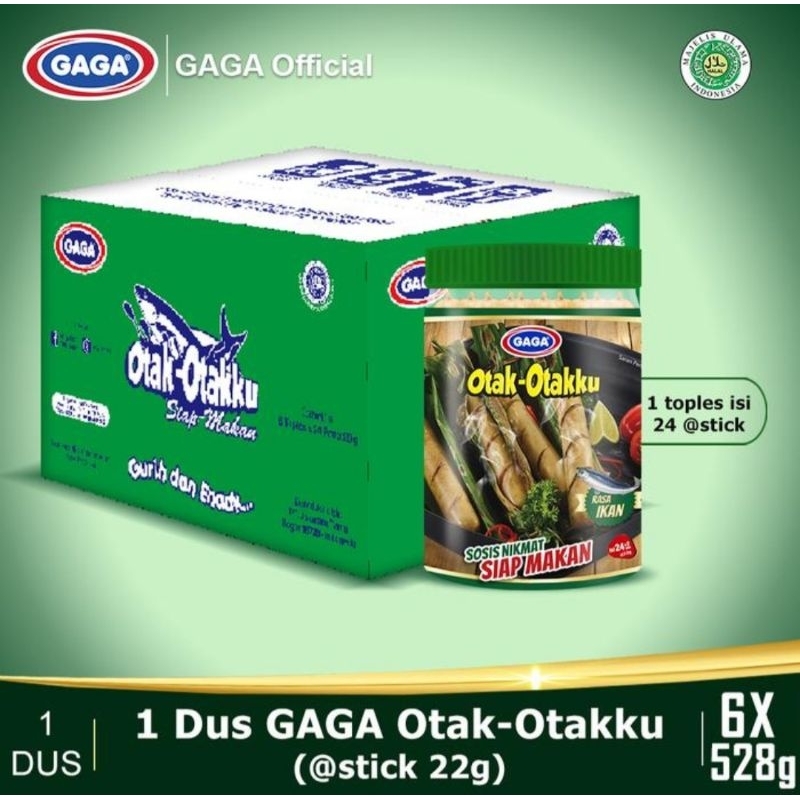 

GAGA Otak Otakku 22g - 1 Karton (isi 6 Toples Harga Grosir)