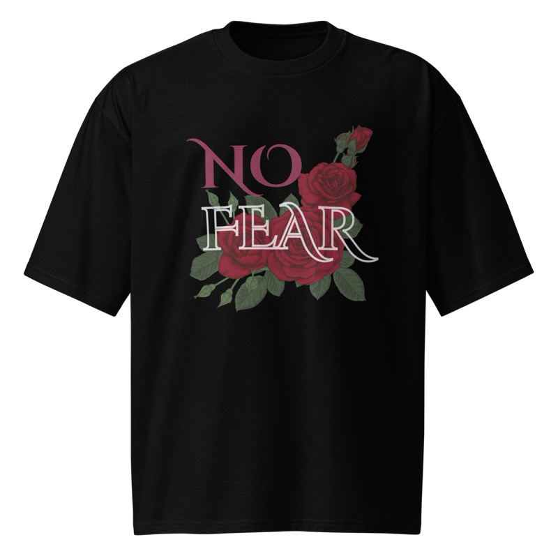 Boxy Oversized T-Shirt | No Fear.