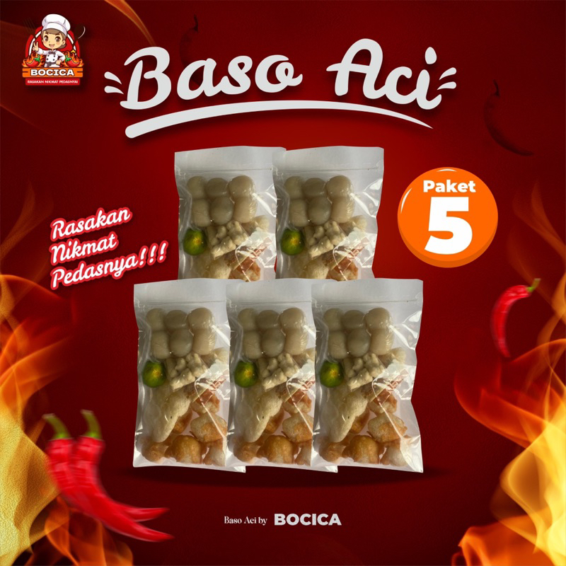 

Baso aci 5 bungkus hemat / baso aci hot jeletot / baso aci termurah