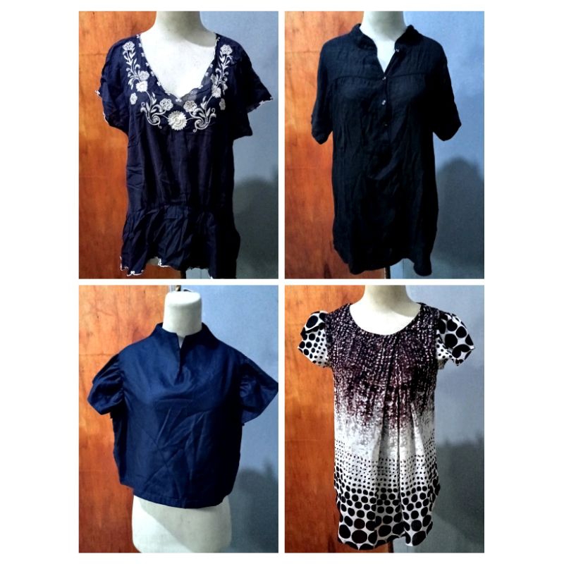 Baju wanita lengan pendek / Blouse wanita lengan pendek