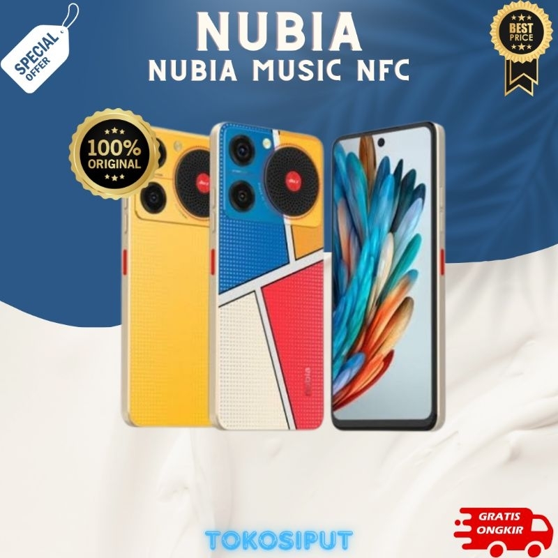 NUBIA MUSIC NFC 4/128GB 5.000 mAh Garansi Resmi Android