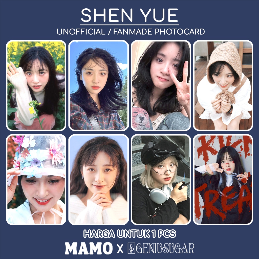 [MAMO] CHINESE ACTOR - SHEN YUE PHOTOCARD FANMADE