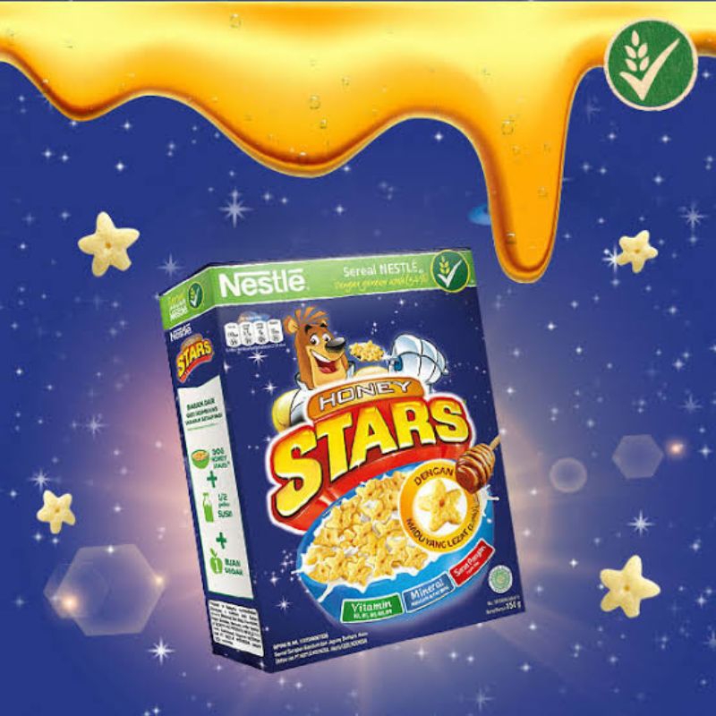 

SEREAL NESTLE HONEY STARS KEMASAN 150 GR