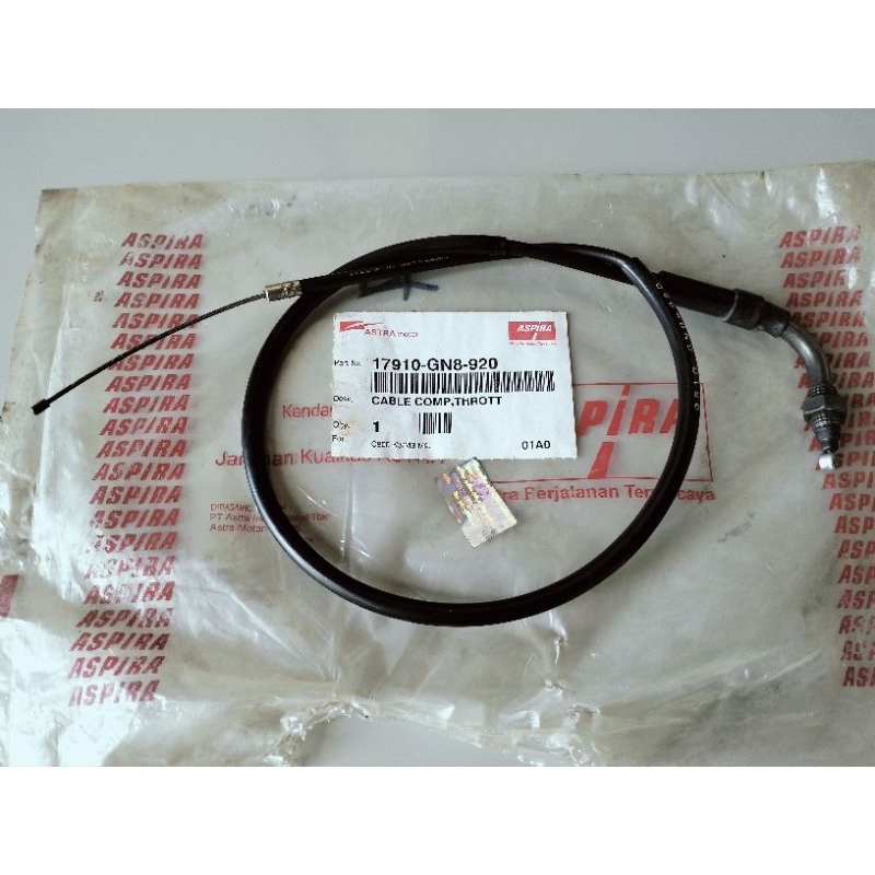 KABEL GAS  HONDA STAR ORIGINAL