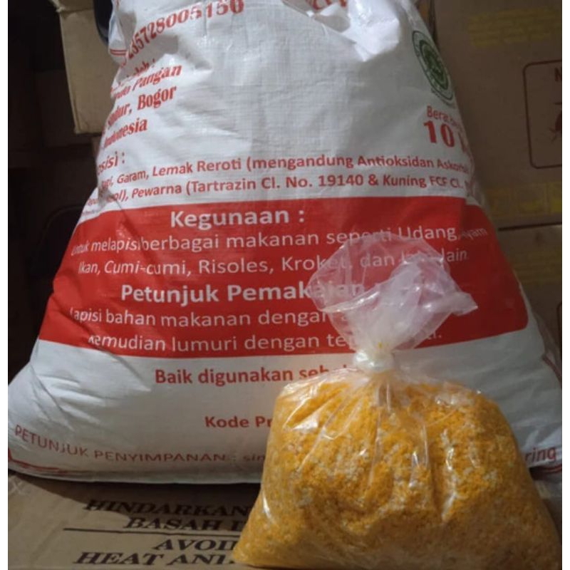 

PANKO KRISTA Tepung Roti Kasar /Tepung Panir 10 kg