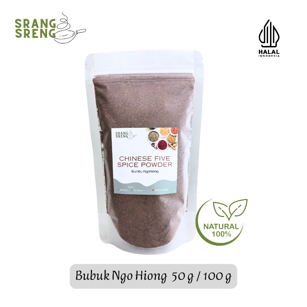 

Bubuk Ngo Hiong 50 g & 100 g | Chinese Five Spice Powder | Bumbu Ngohiong | Bumbu Dapur Rempah Herbal Alami