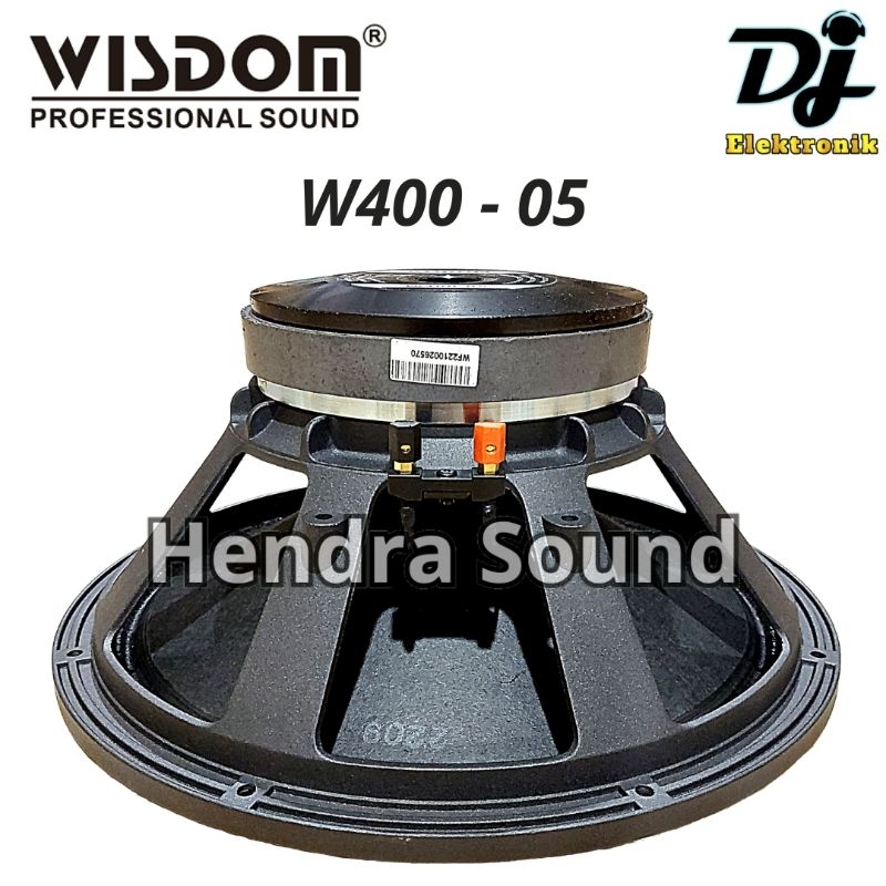 WISDOM ● W400-05 / W 400 05 - Speaker Komponen (15 inch)