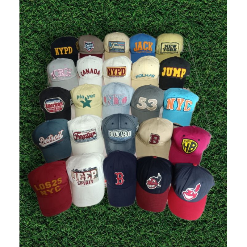 TOPI VINTAGE RIPPED/TOPI Y2K/TOPI BELEL/ TOPI SOBEK/ TOPI BASEBALL MURAH