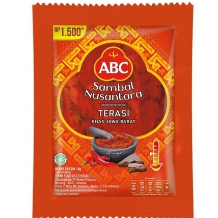 

Sambal Sambel Terasi ABC 1 Sachet