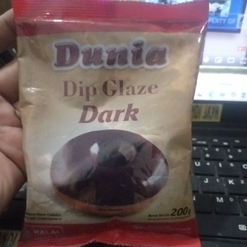 

dip glaze dunia dark chocolate coklat tiramishu 200 gram